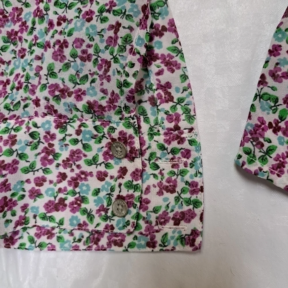 GUESS Los Angeles Floral Button down Shirt - Picture 7 of 10